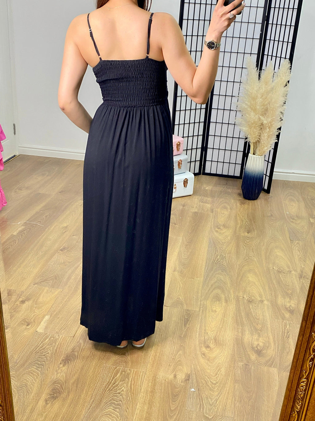 Nerja Cross Front Drawstring Maxi Dress