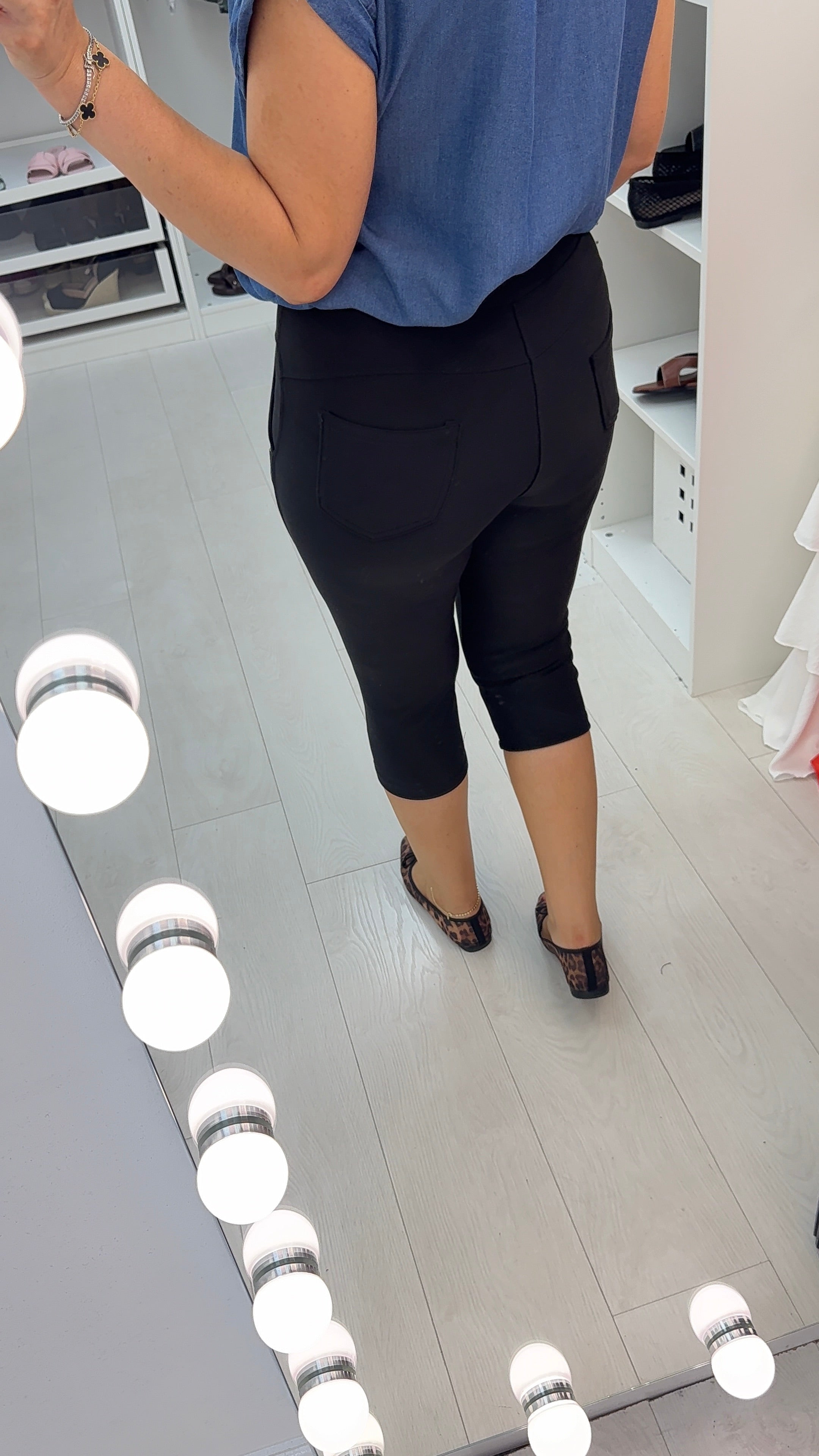 Denver High Waist Stretch Capri Pants