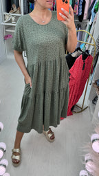 Neptune Leopard Print Smock Dress