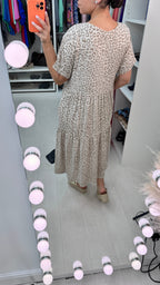 Neptune Leopard Print Smock Dress