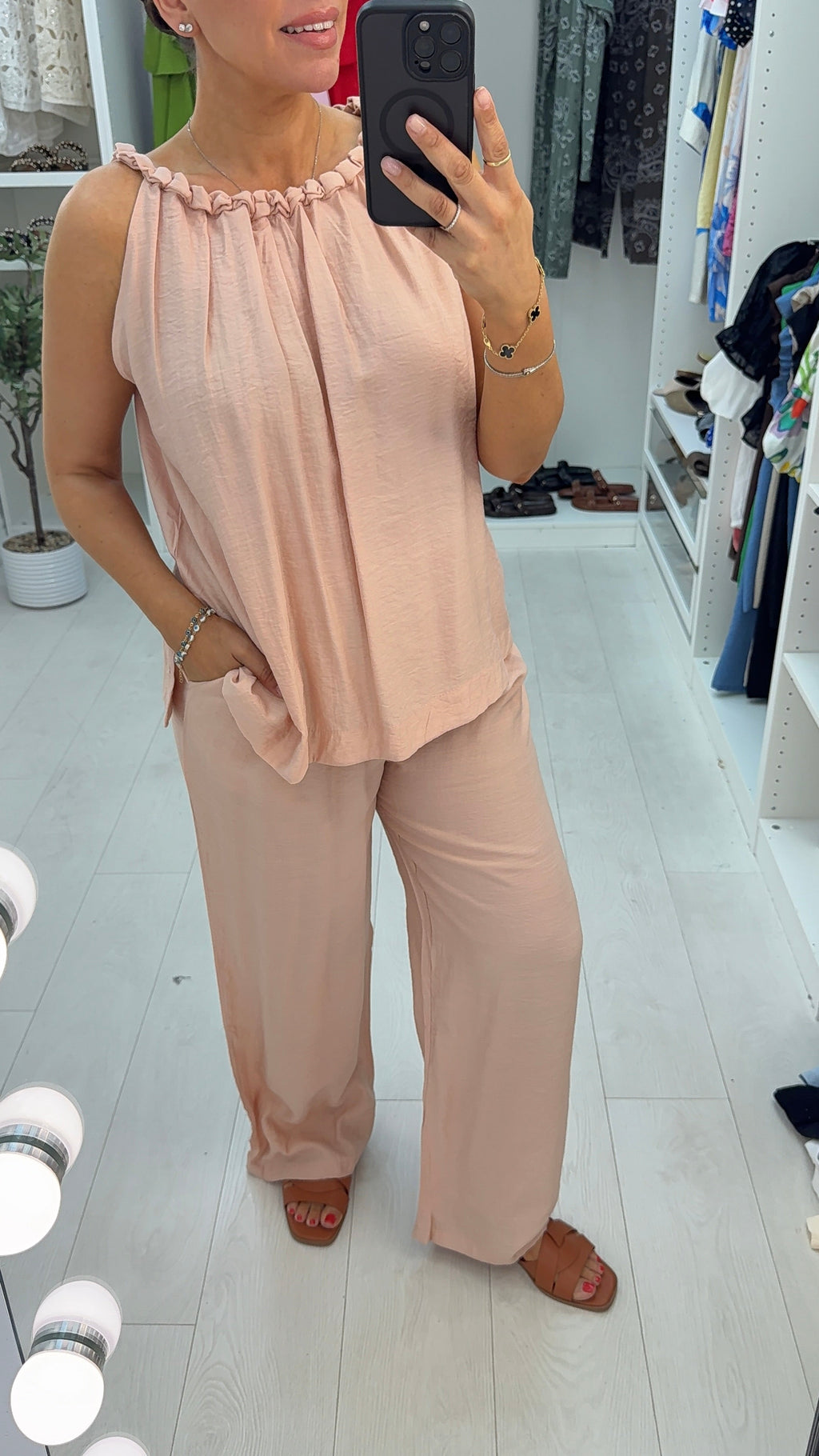 Candece Plain Loose Fit Co-Ord Set