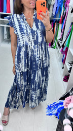 Twinkle Abstract Smock Maxi Dress