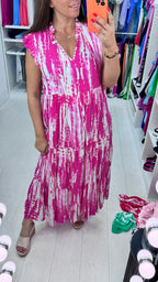 Twinkle Abstract Smock Maxi Dress
