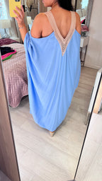 Knowles Cold Shoulder Batwing Kaftan Dress