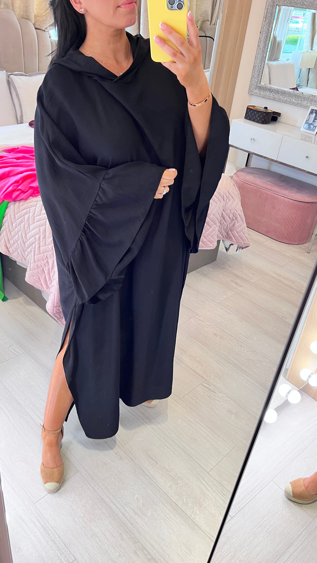 Dubai Sequin Evil Eye Oversized Kaftan