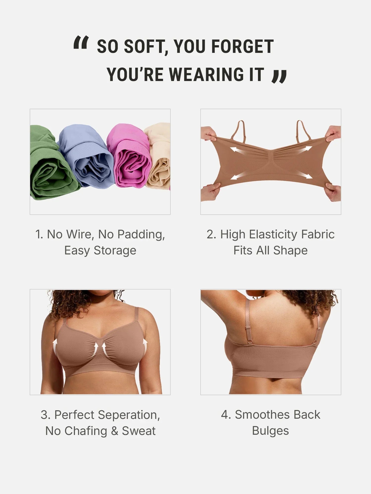 Seamless Wireless Bra Bundle