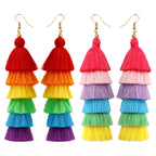 Bohemian Rainbow Earrings