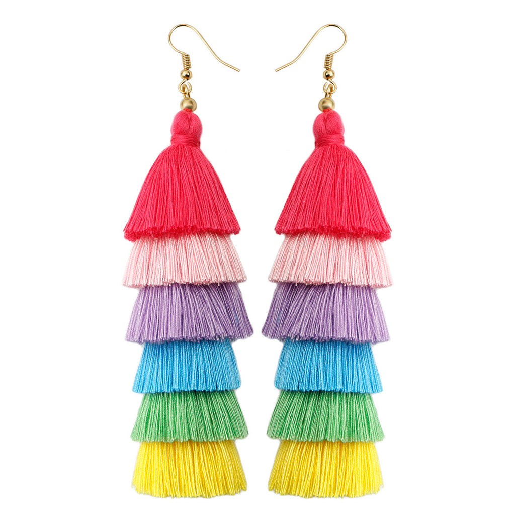 Bohemian Rainbow Earrings