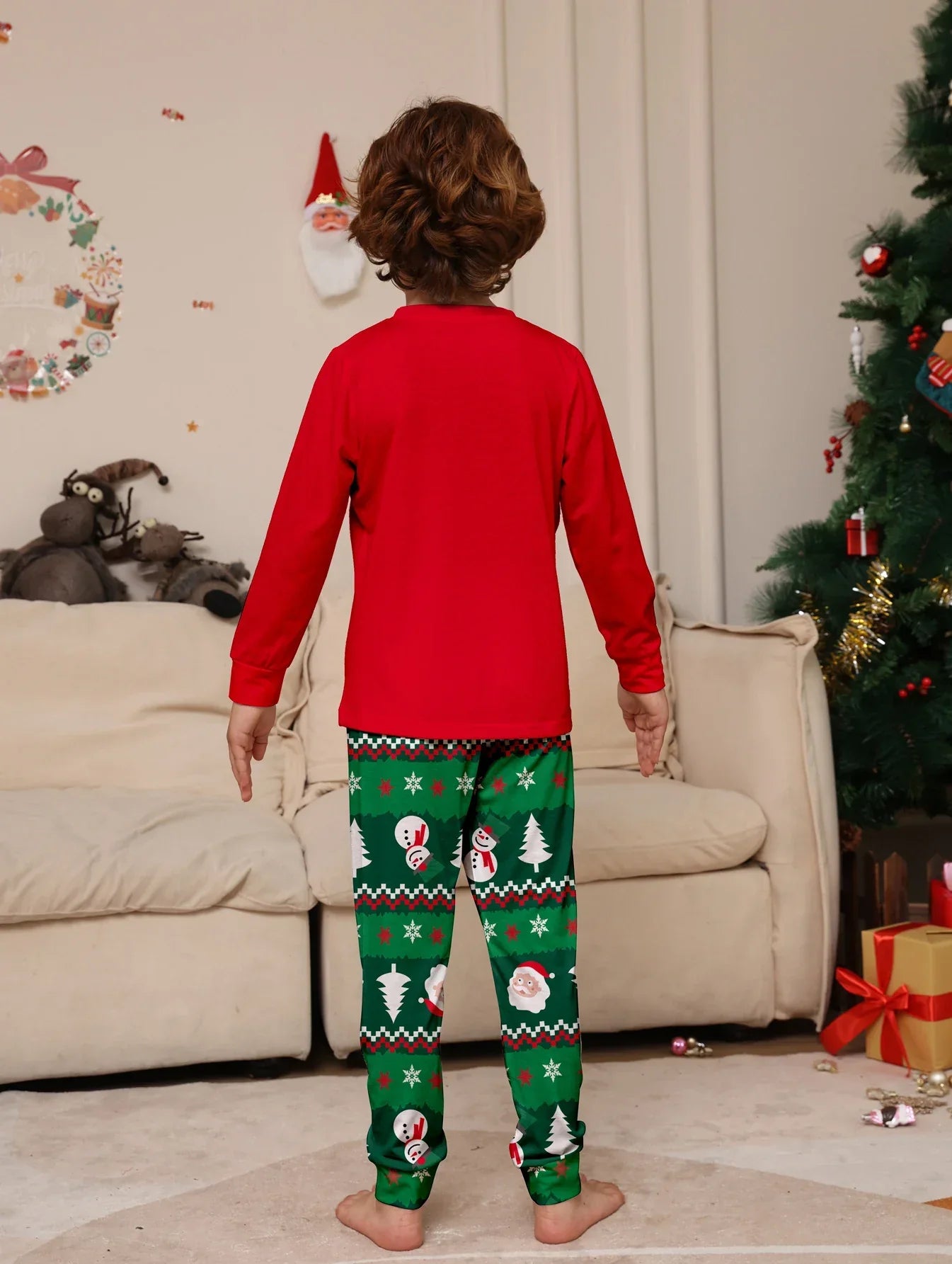 Cute Christmas Family Matching Pajamas Set