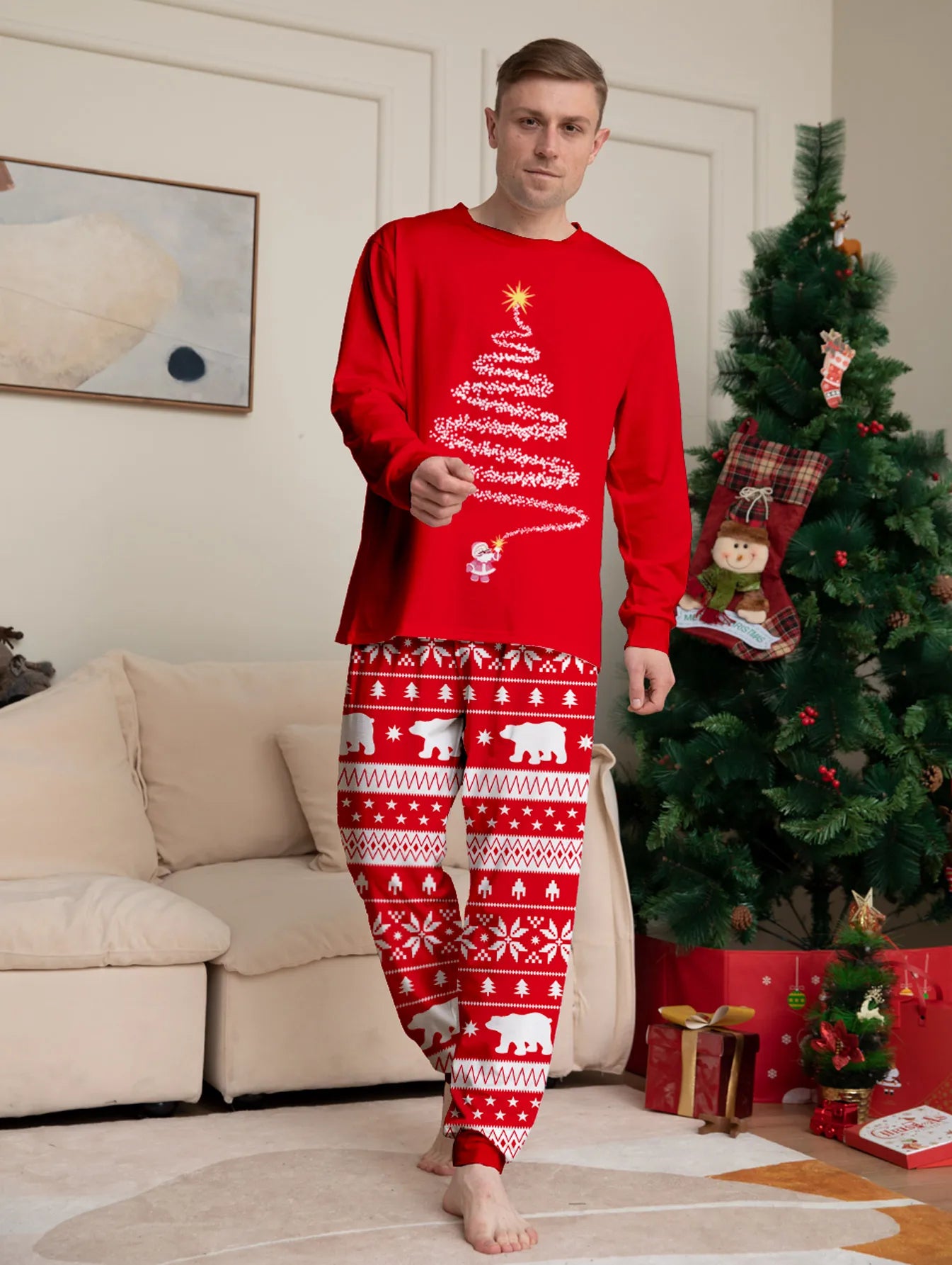 Christmas Vibes Family Pajamas & Outfits
