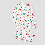 Christmas Theme Print Family Matching PJs