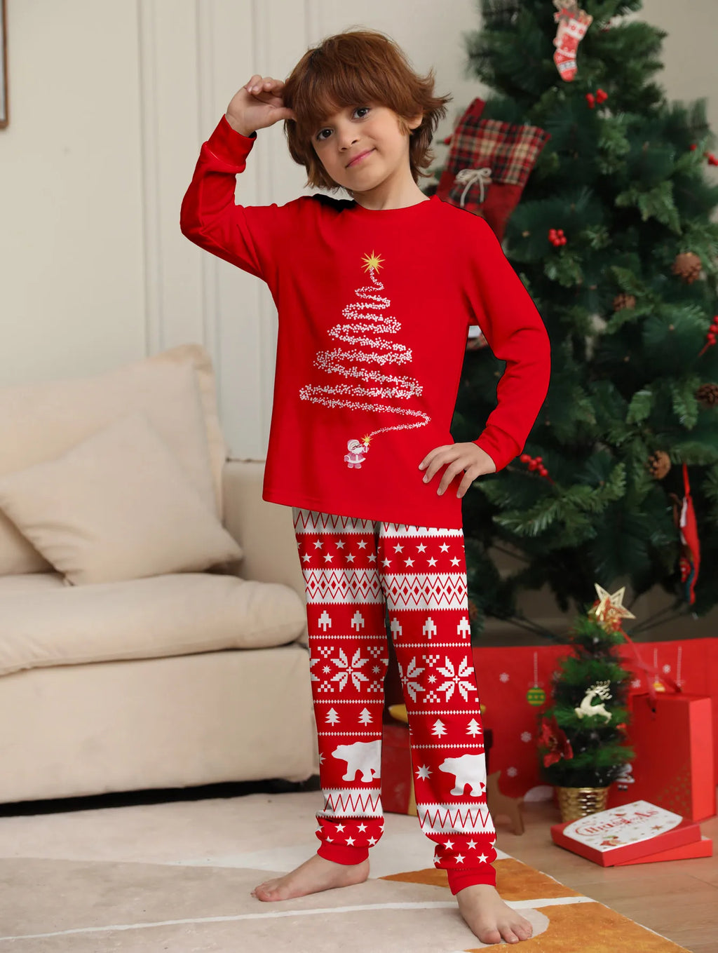 Christmas Vibes Family Pajamas & Outfits