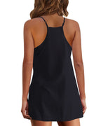 Casual 2-in-1 Romper Dress with Shorts Underneath