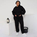 Plus Size Cozy Oversized Hoodie & Jogger Set Two-Piece Sweat Set