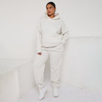 Plus Size Cozy Oversized Hoodie & Jogger Set Two-Piece Sweat Set