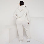 Plus Size Cozy Oversized Hoodie & Jogger Set Two-Piece Sweat Set