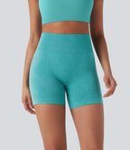 Seamless Flow High Waisted Yoga Biker Shorts 5''