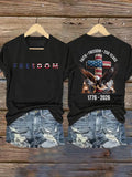 Women's  American 250th Print  T-Shirt