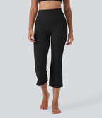 UltraSculptTM SoCinched High Waisted Tummy Control Cropped Yoga Bootcut Leggings with Pockets
