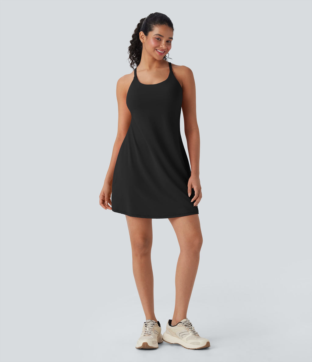 SoftlyZeroTM Plush Active Dress-Longer Length-Easy Peezy Edition-D/DD/DDD/F Cups