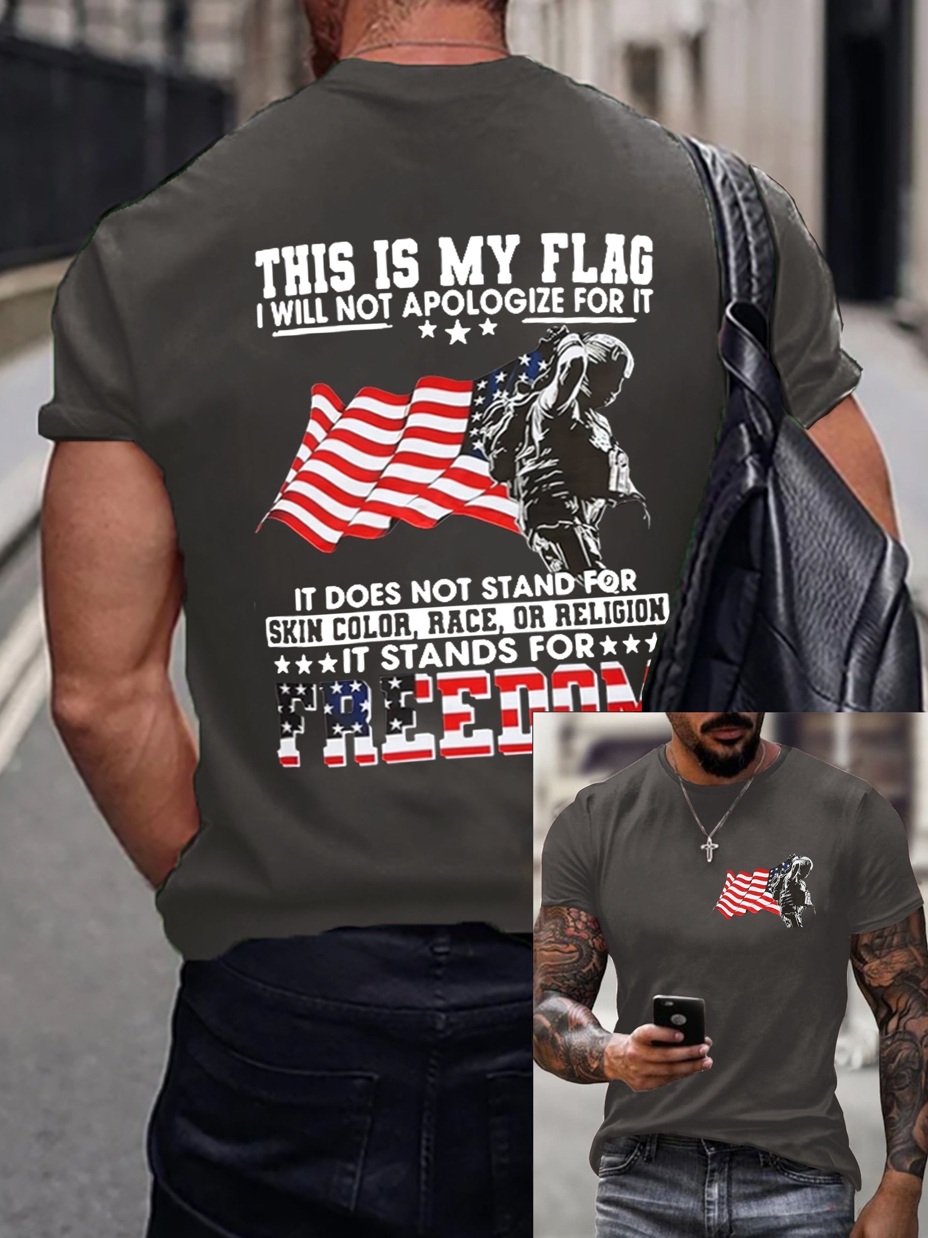 Men's America's 250th Anniversary Print T-Shirt