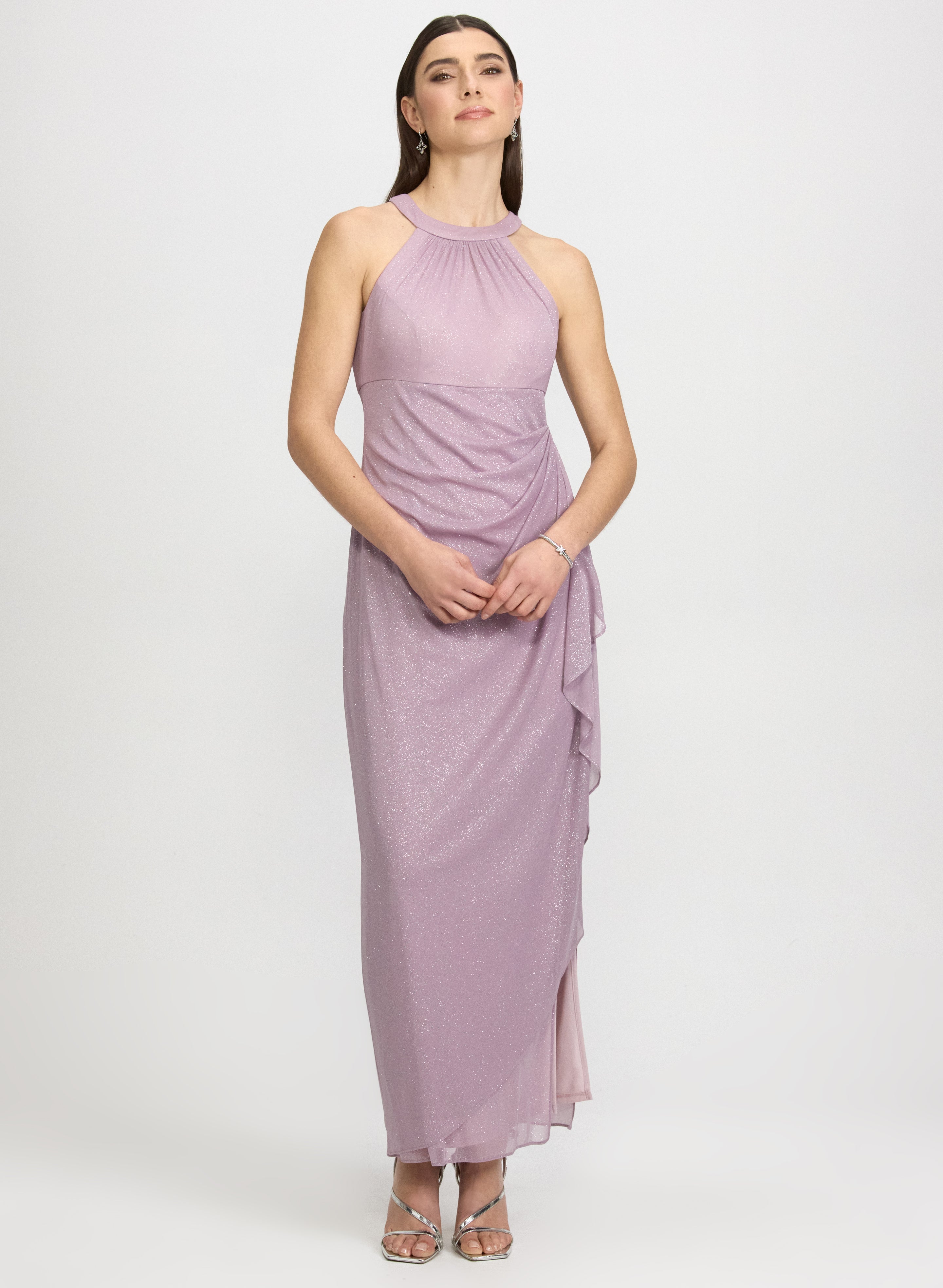 Glitter Mesh Dress