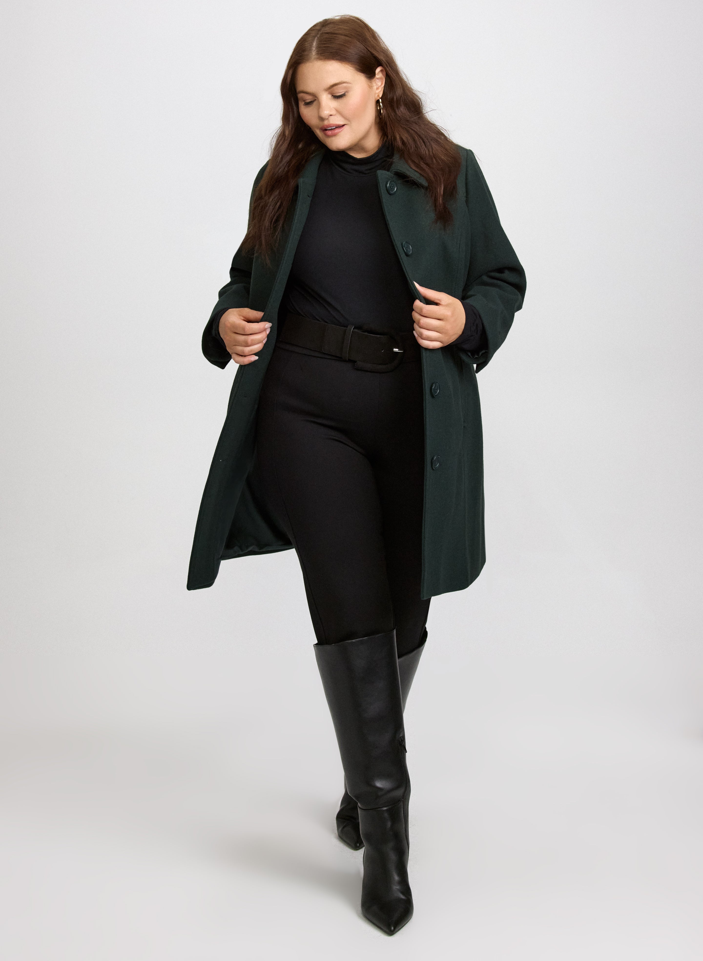 Wool-Blend Coat