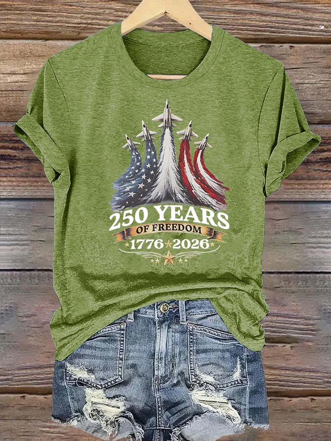 Women's  250 YEARS OF FREEDOM Print T-Shirt