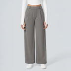 2026🔥 FlexTM High Waisted Pocket Straight Leg Work Pants
