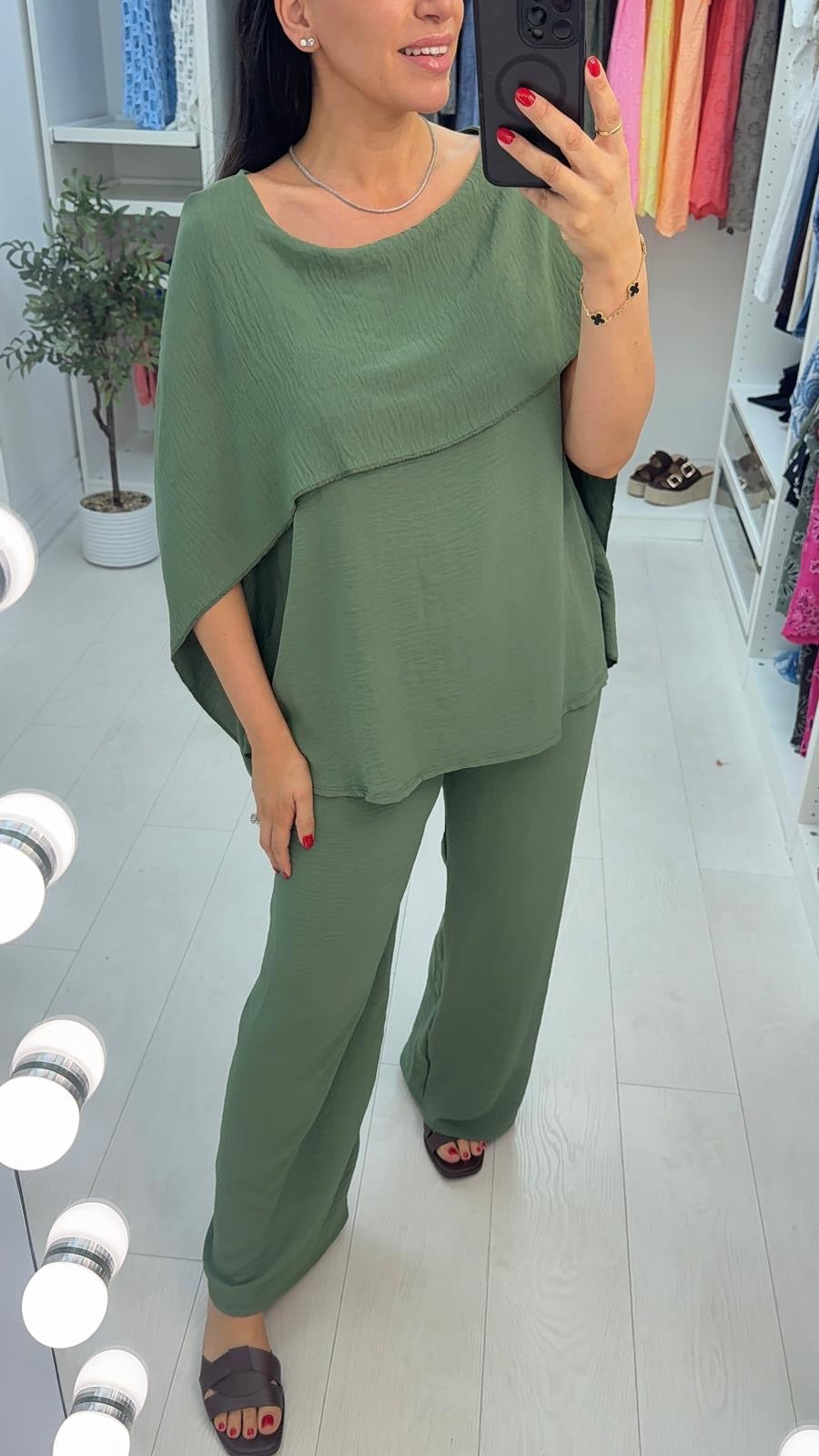 Janetta Plain Loose Fit Co-Ord Set