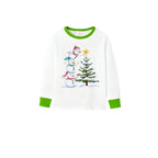 Holiday Family Christmas Pajamas Set With Funny Xmas Character Pattern Design
