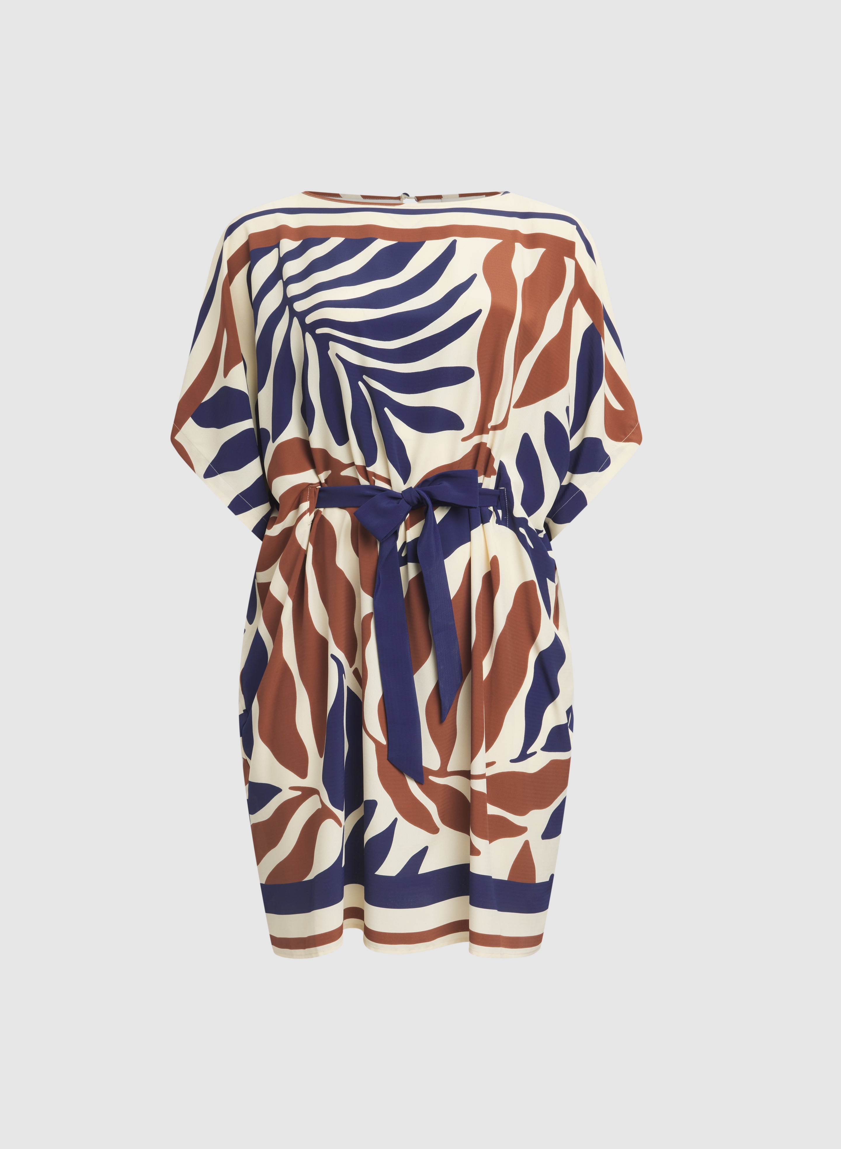 Palm Print Dress