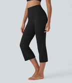 UltraSculptTM SoCinched High Waisted Tummy Control Cropped Yoga Bootcut Leggings with Pockets