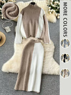 Women's Colorblock Sweater Set
