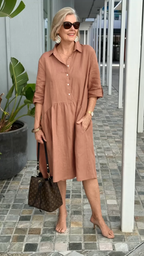 🎉🔥LAST DAY 50% OFF🔥 New Women's Cotton linen casual dress