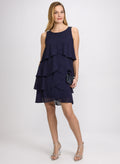 Tiered Chiffon Dress