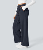 2026🔥 FlexTM High Waisted Pocket Straight Leg Work Pants