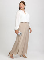 Chiffon Overlay Pants