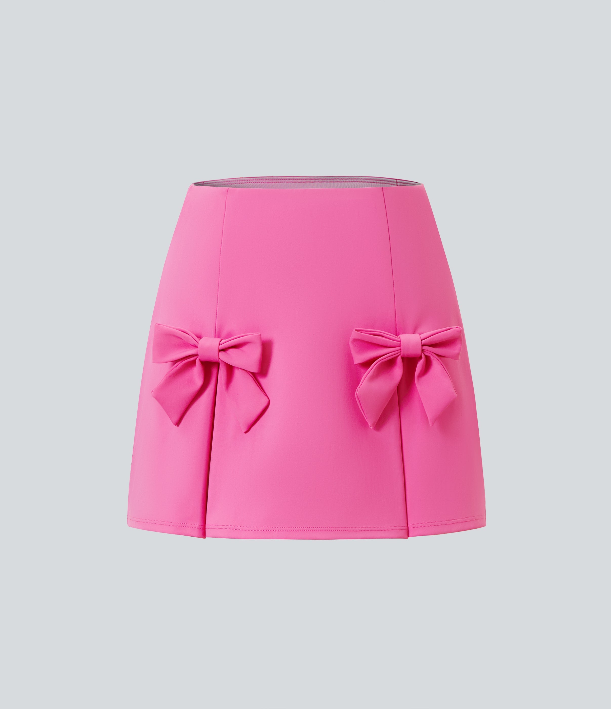 SoftlyZeroTM QuickDry High Waisted Tummy Control Removable Bow Casual Skirt with Built-in Shapewear Shorts