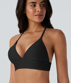 Lace Up Bikini Top Swimsuit
