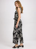 Leaf Print Jumpsuit