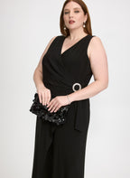 Embellished Wide-Leg Jumpsuit