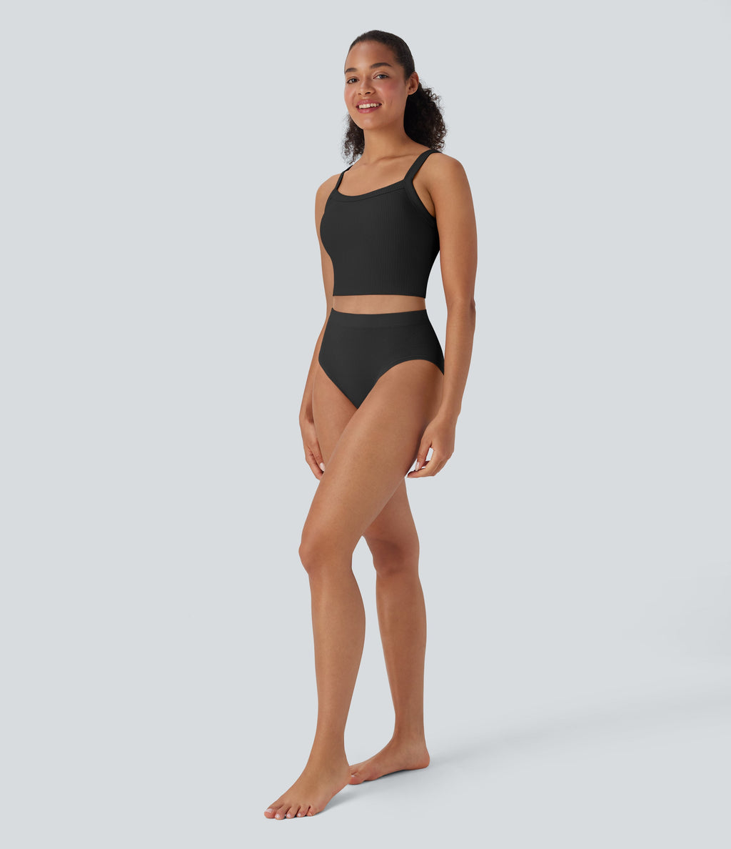 Seamless Flow High Waisted Lounge Underwear Panties