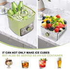 🥳2026 HOT SALE🥳💞50K+ SOLD!🧊Portable Ice Maker with Lid and Storage Box (48 cubes)
