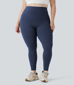 Plus Size UltraSculptTM SoCinched High Waisted Butt Lifting Tummy Control Shaping Training Leggings with Pockets