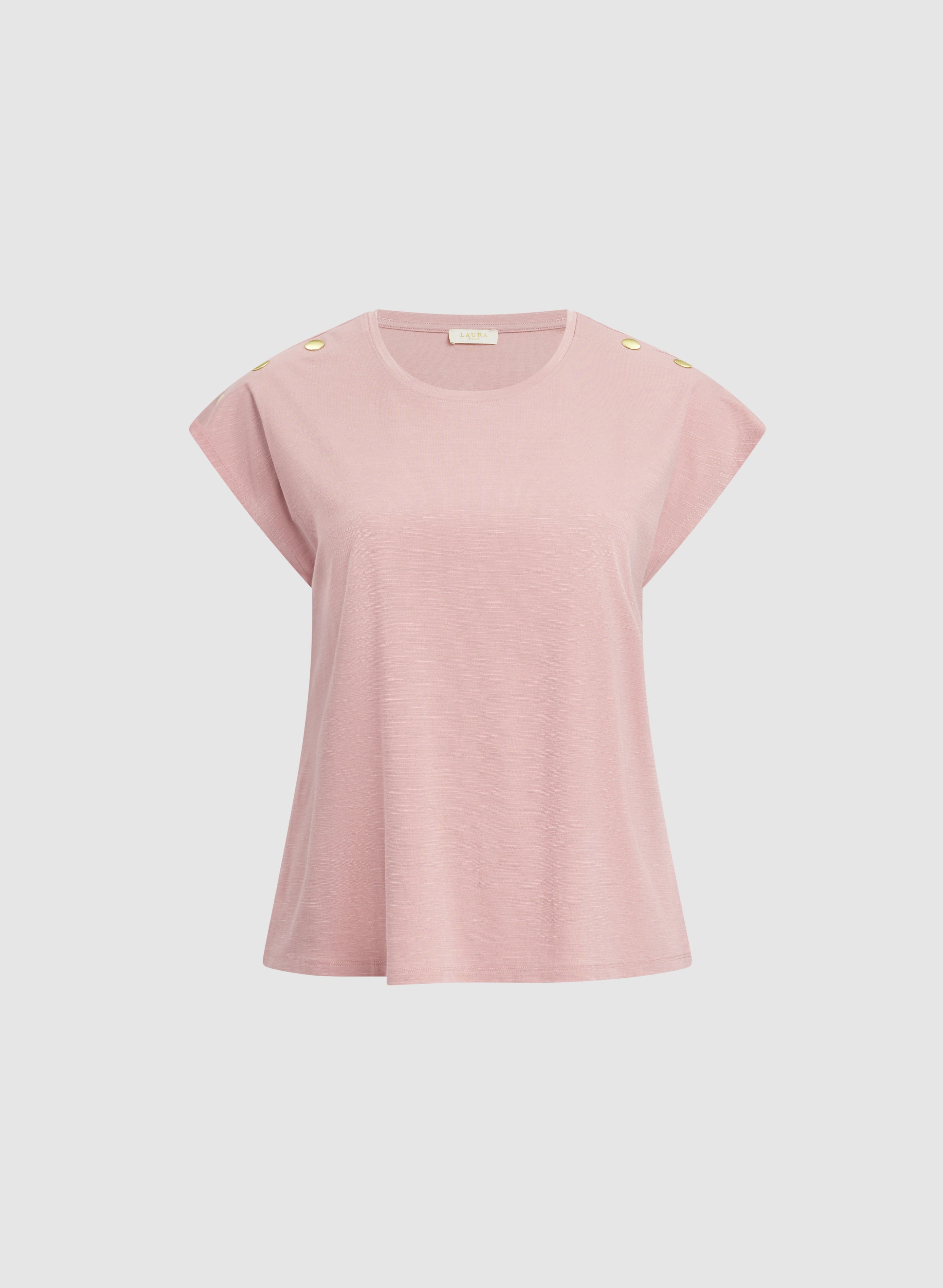 Button Detail T-Shirt