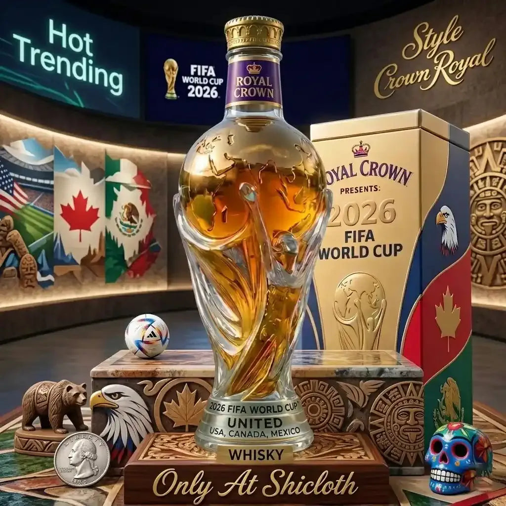 🔥HOT OFFER 49% OFF!📢⚽Special Edition Whisky Bottle for the FIFA World Cup 2026⚽