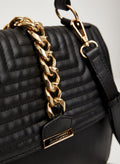 Quilted Chain Detail Satchel