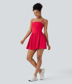 BreezefulTM 2-in-1 Quick Dry Mini Yoga Active Dress with Pockets-Easy Peezy Edition