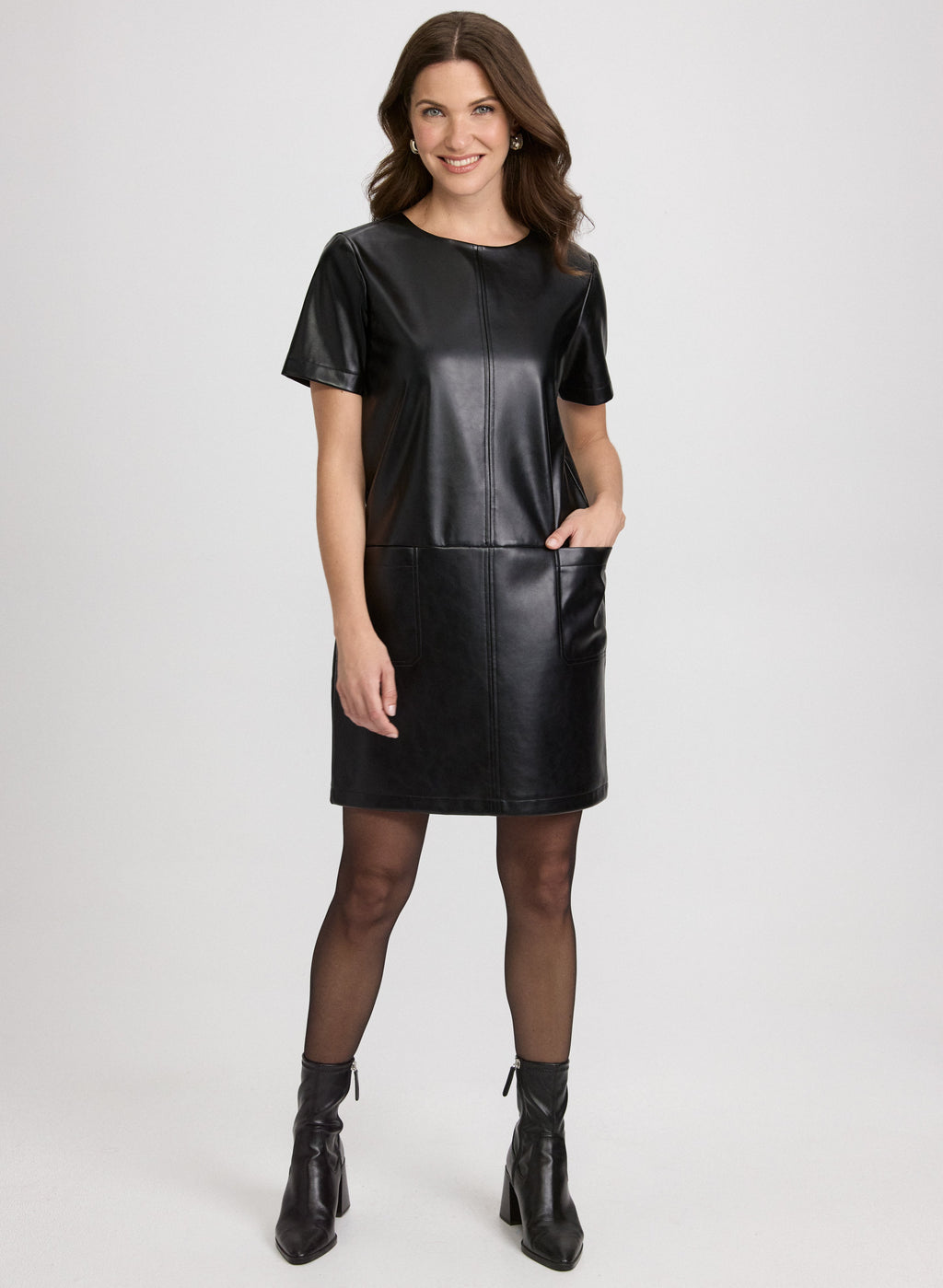 Vegan Leather Dress